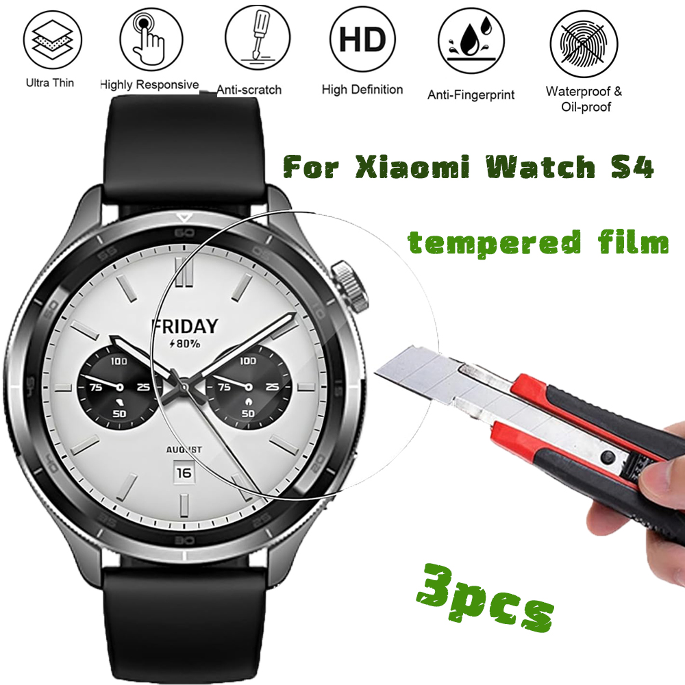 Xiaomi Smartwatch Accessories - 3 szt. Szkło hartowane Smartwatch ochraniacz