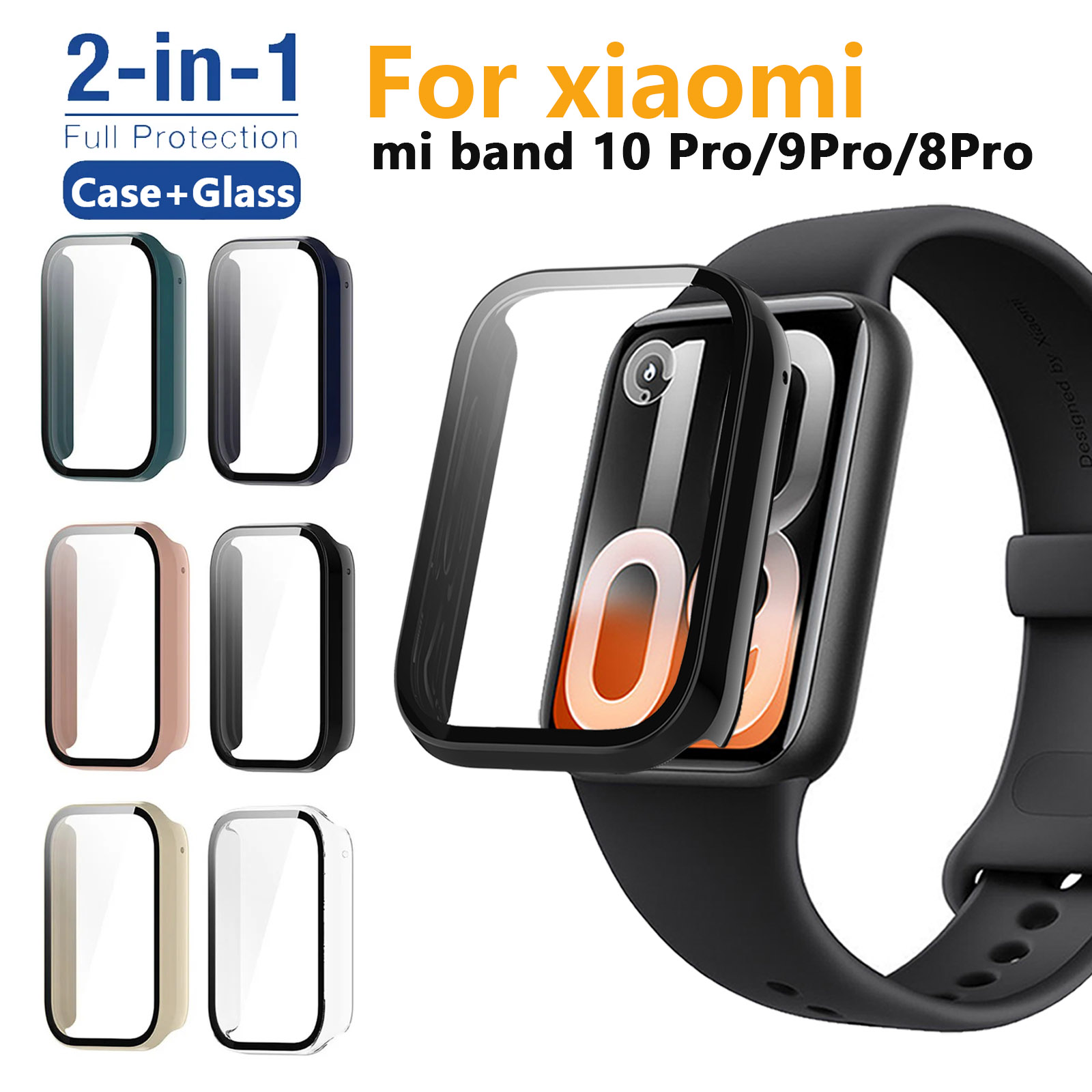 Xiaomi Smartwatch Accessories - Etui+szkło do smartwatcha Xiaomi Mi Band