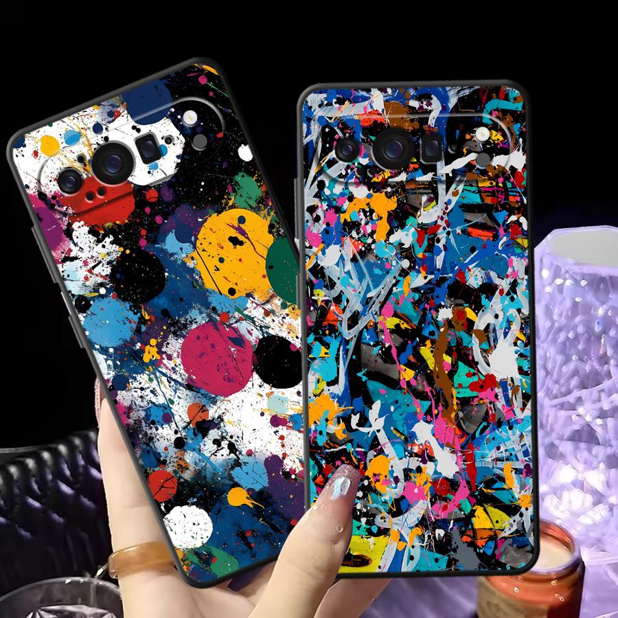Google Pixel 8A - Etui na telefon Funda z abstrakcyjnym