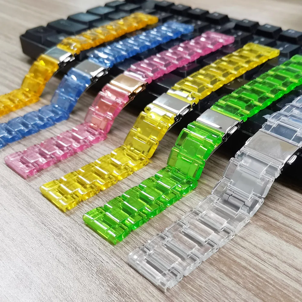 Titan Smartwatch Accessories - Przezroczysty pasek lodowcowy do zegarka Samsung