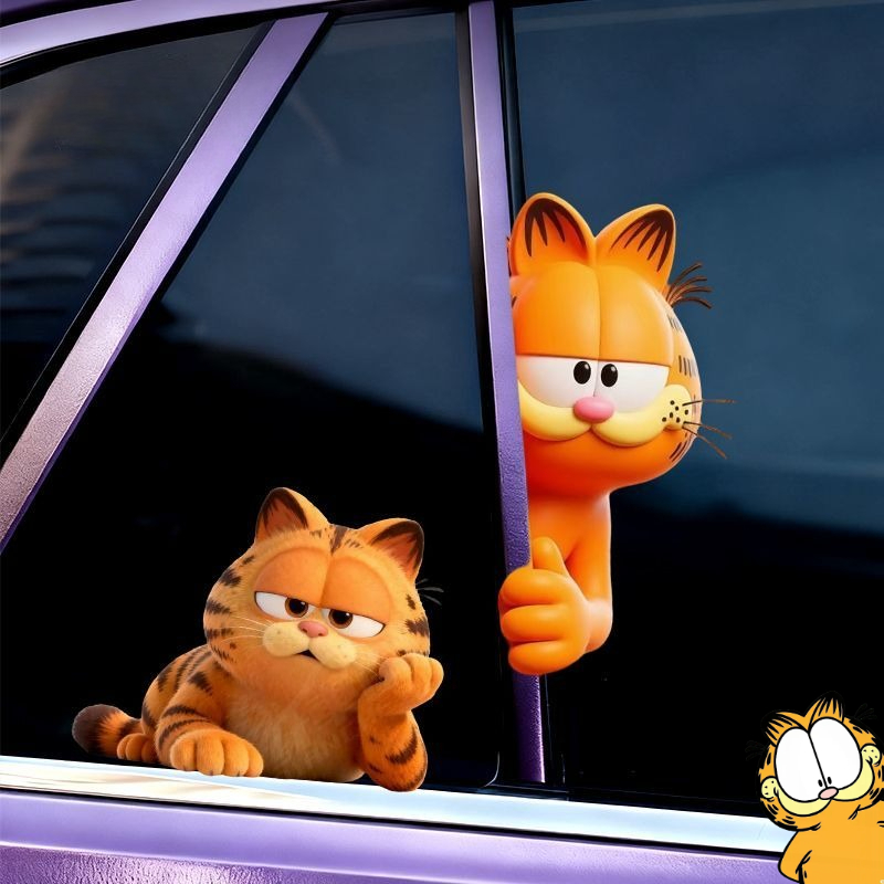 Accessories With Watch - Naklejki Garfield anime kreskówka słodkie śmieszne