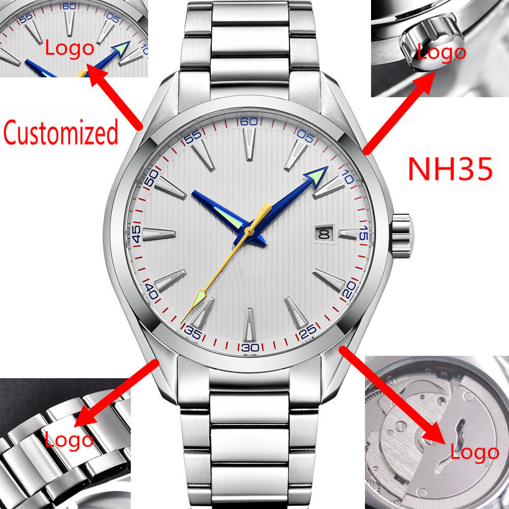 Accessories With Watch - Zegarki męskie automatyczne 41mm z własnym