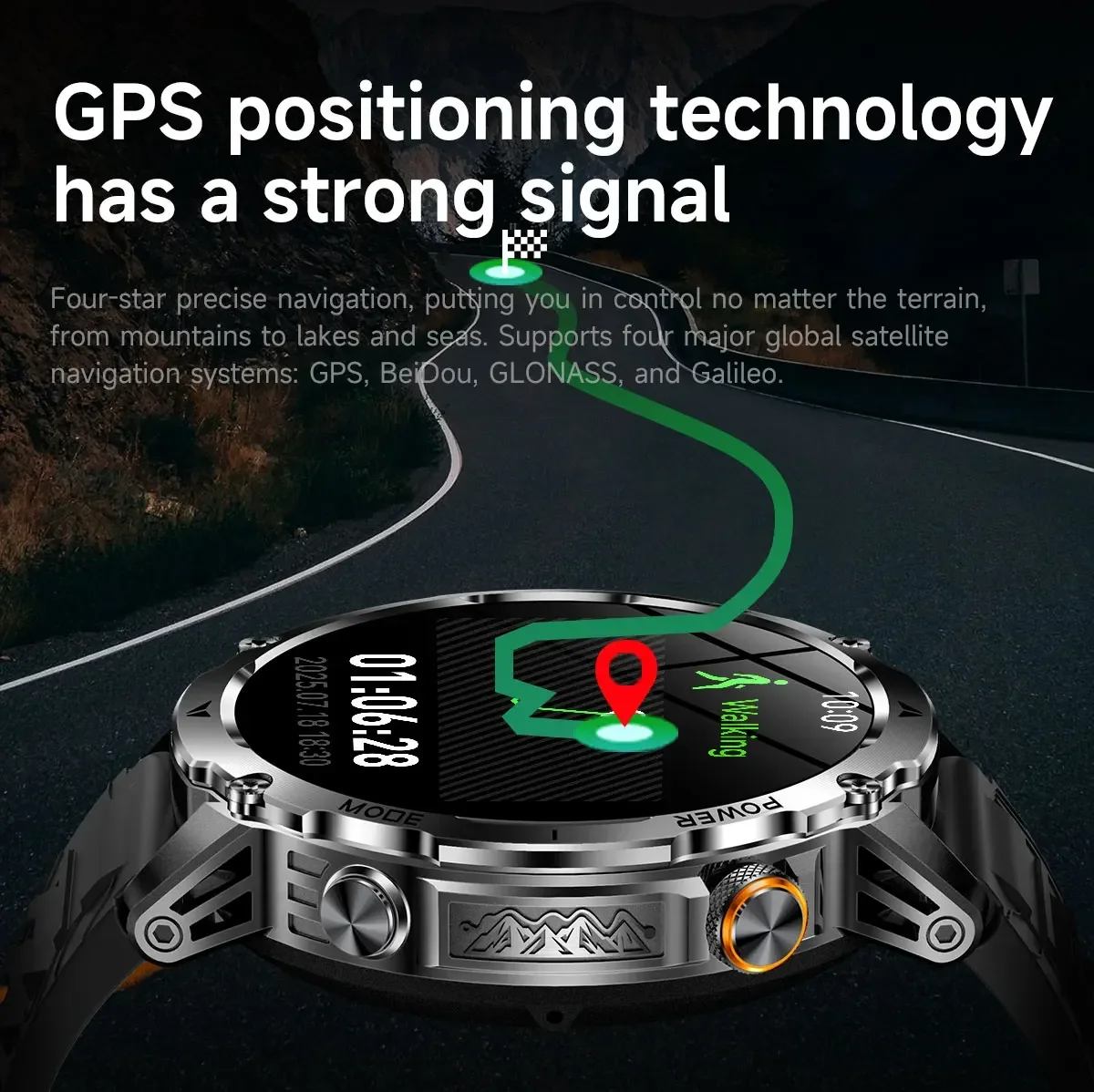 Męski smartwatch wojskowy z GP – Smartwatch M Active recenzja i cena