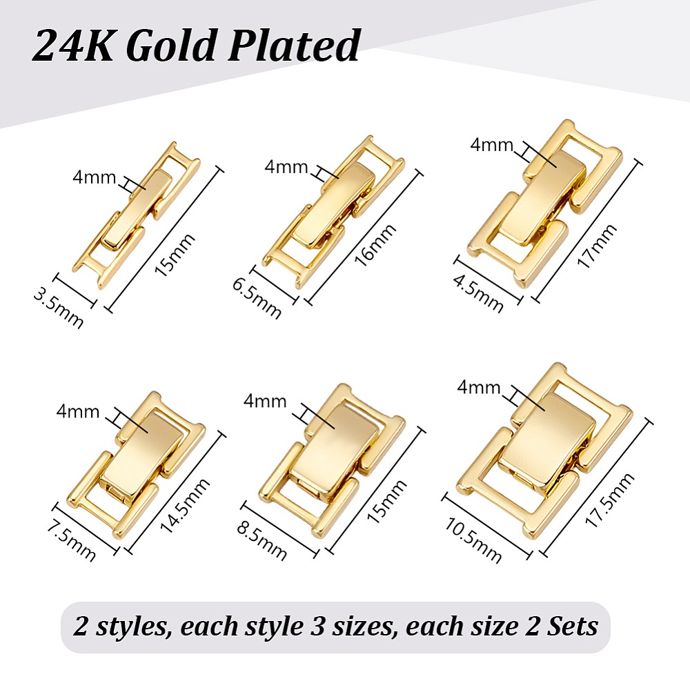 6 sztuk mosiężnych zapięć do p – Accessories With Watch recenzja i cena