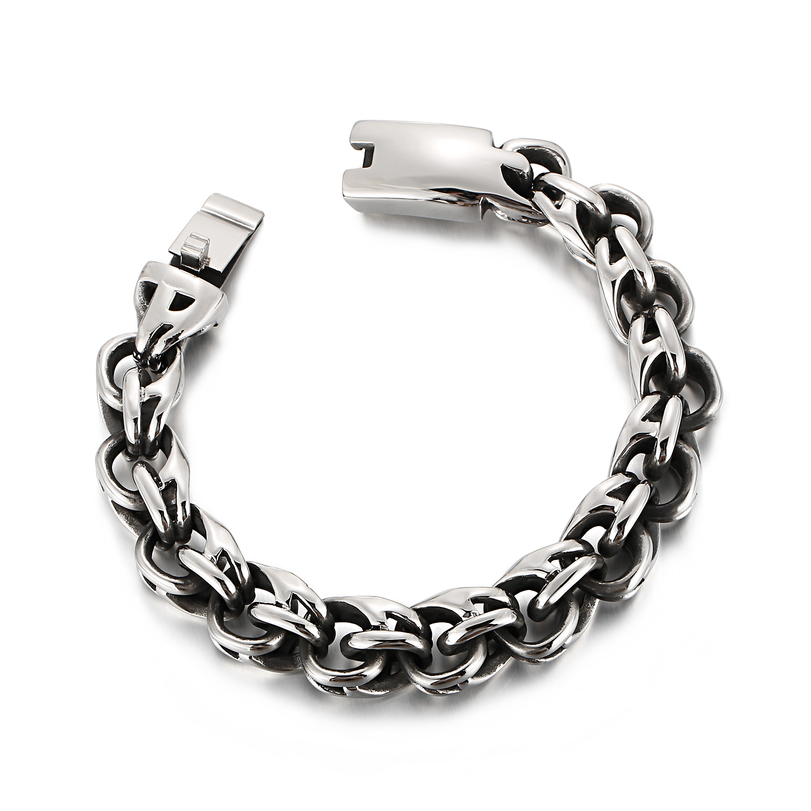 Skręcone ogniwo łańcucha mężcz – Ceramic Link Bracelet recenzja i cena