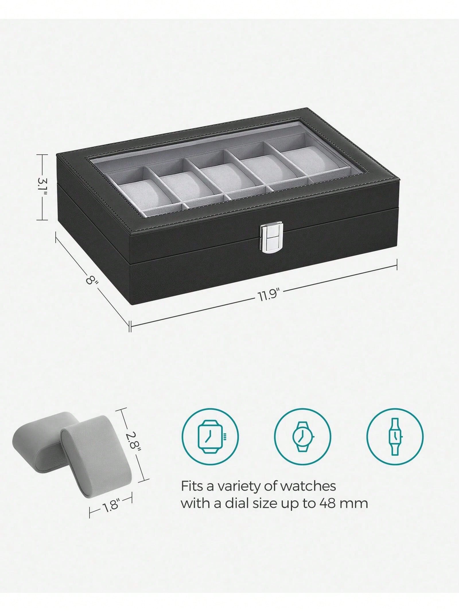 Pudełko na zegarki z 12 przegr – Accessories With Watch recenzja i cena