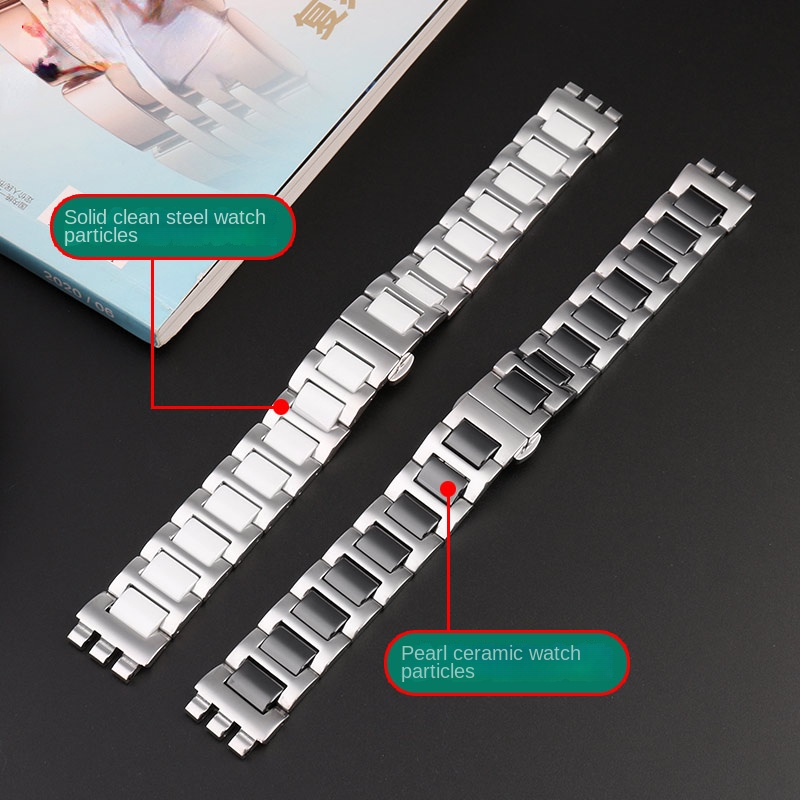Do ceramiki Swatch + stal stal – Ceramic Link Bracelet recenzja i cena